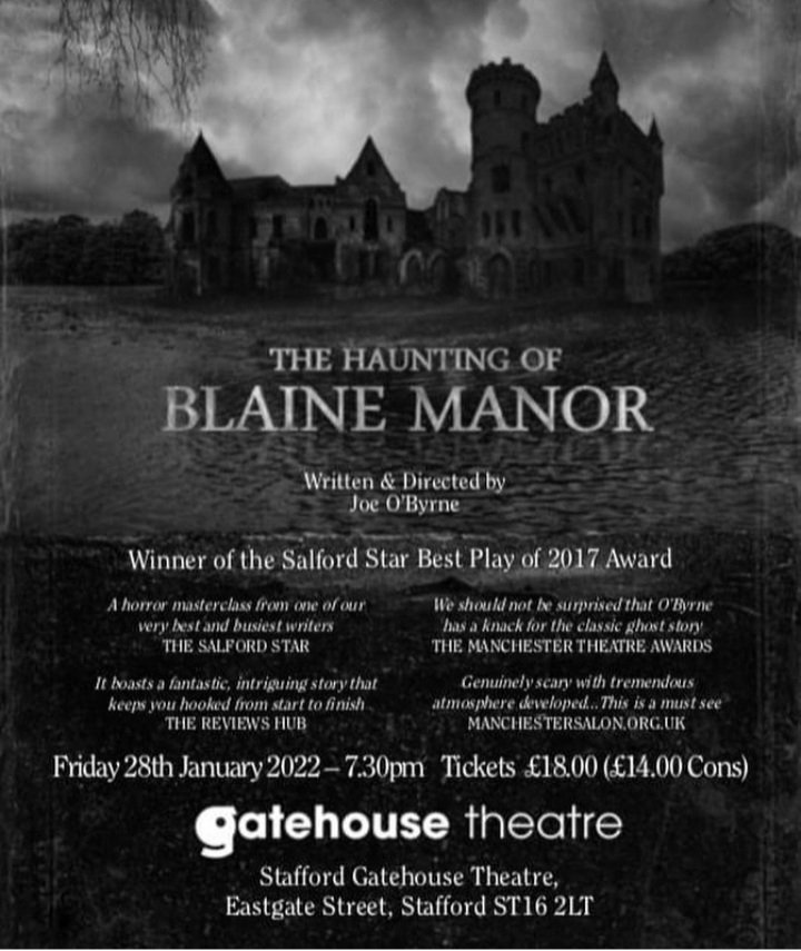 RandyTempest's tweet photo. Tonight... Let the haunting commence!
#TheHauntingOfBlaineManor @Staff_Gatehouse
https://t.co/gI74vpNsS0
@WhatsOnStage @SupportBritish
#TheatreUK #supportliveevents #actorslife https://t.co/n26dLMOKAv