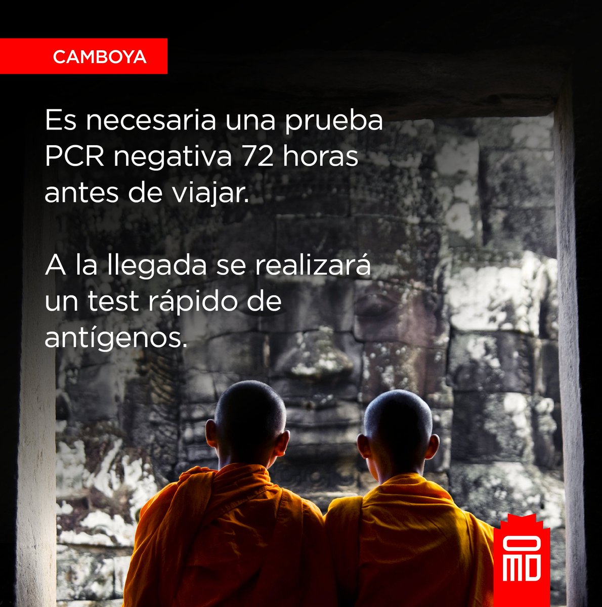 OMDestination's tweet photo. Tras 2 años cerrada, Camboya ya tiene las fronteras abiertas al turismo internacional. Contáctanos para más detalles.

#onemoredestination #viajar #sostenibilidad #lugaresincreibles #wanderlust #travel #quote #viajesinolvidables #tesorosescondidos #viajessostenibles #Camboya https://t.co/vUpIHLNPhx