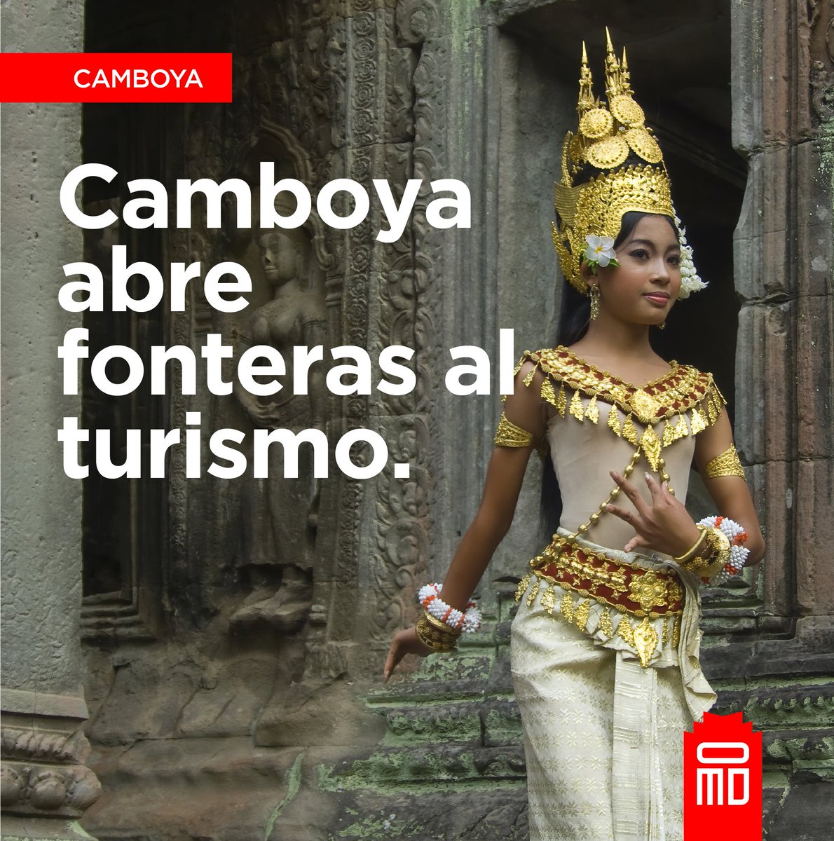 OMDestination's tweet photo. Tras 2 años cerrada, Camboya ya tiene las fronteras abiertas al turismo internacional. Contáctanos para más detalles.

#onemoredestination #viajar #sostenibilidad #lugaresincreibles #wanderlust #travel #quote #viajesinolvidables #tesorosescondidos #viajessostenibles #Camboya https://t.co/vUpIHLNPhx