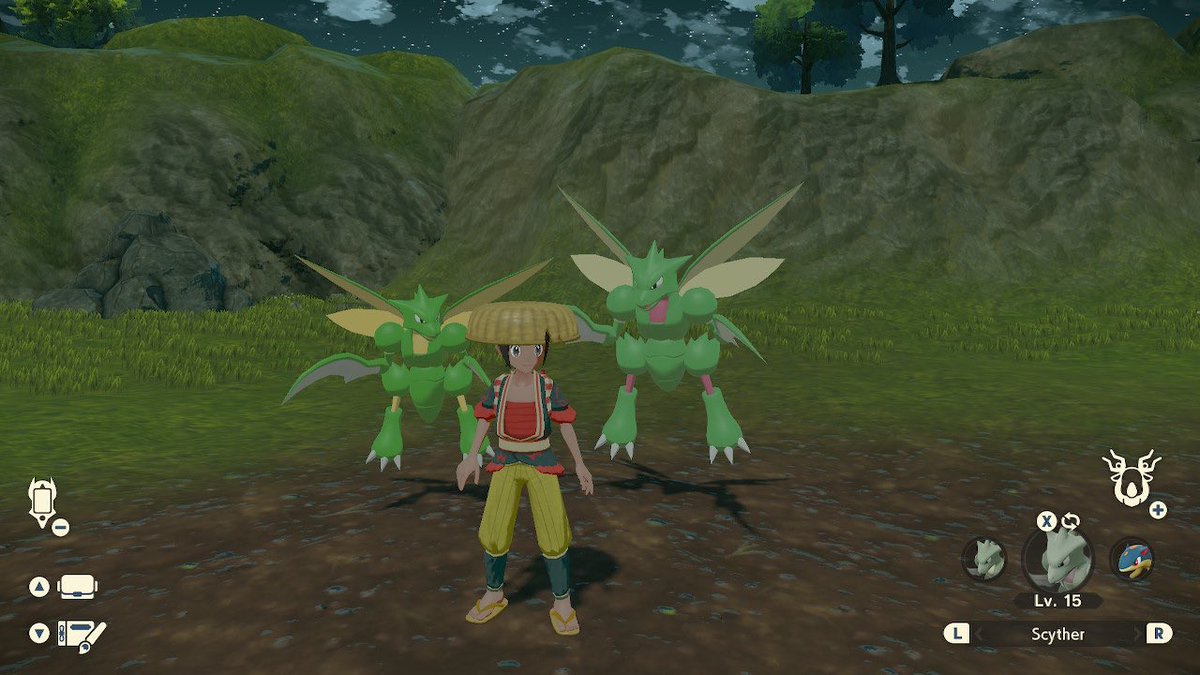 VirtualShade0's tweet photo. Howdy doody doody mates my first stream of Pokémon Legends of Arceus I was able to fine this little gem out in the wild with @Daydayman_ !! Follow me on twitch to see more Legends of Arceus https://t.co/mwRB3O4cjn https://t.co/UMuiRRviOj
