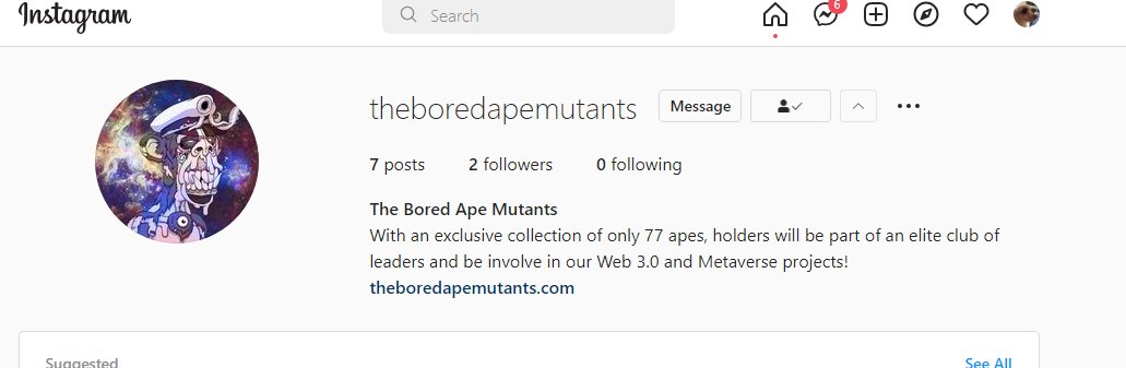 BeshieeeB's tweet photo. @BoredApeMutants done! https://t.co/pD6tEsWYCG
