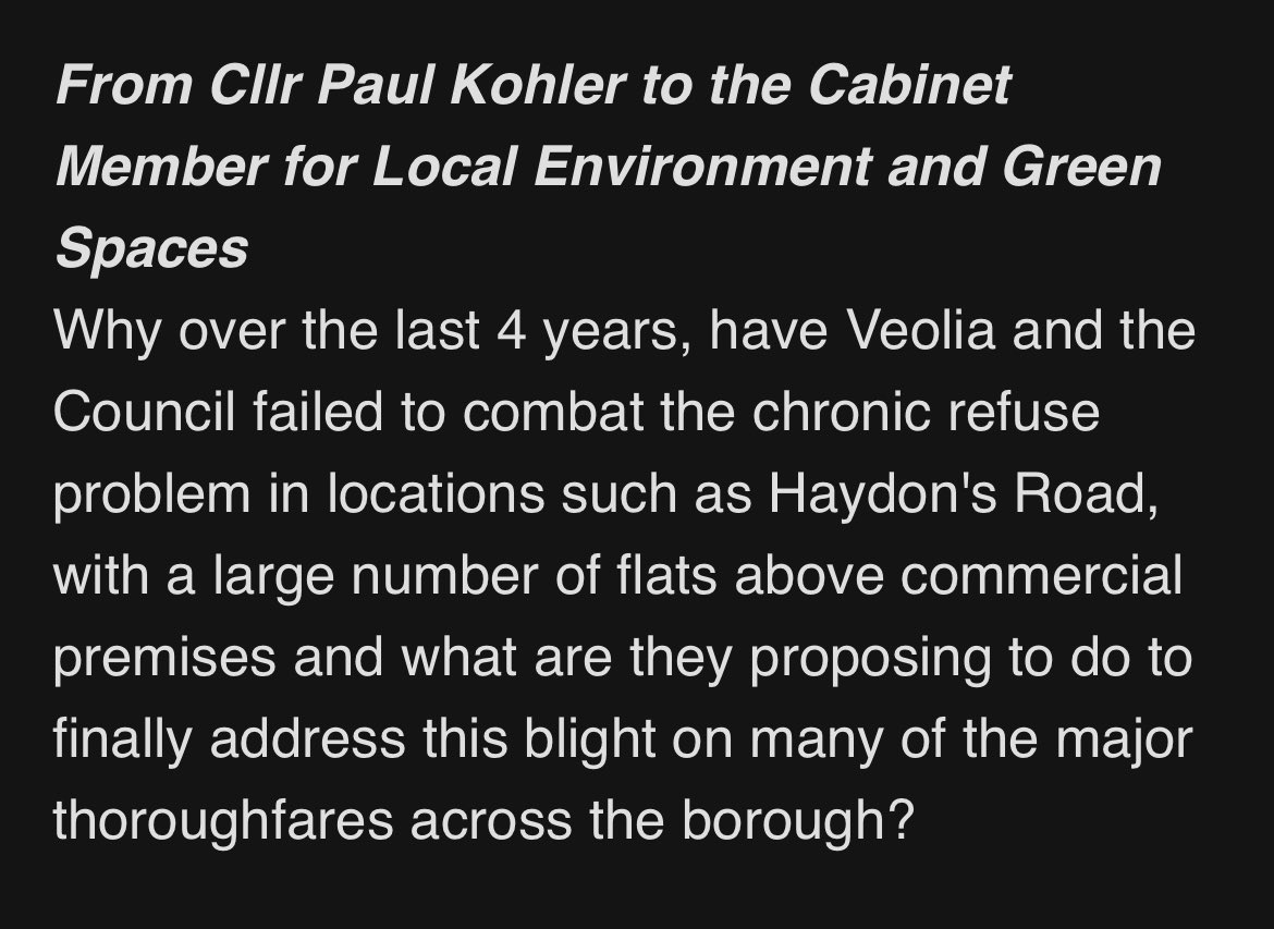 Thanks David. I submitted the following formal question to the administration earlier this week…