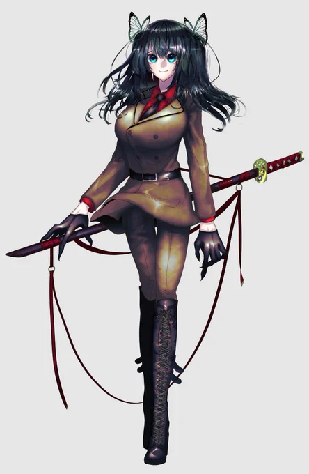 #フォロワーの渾身の黒髪キャラ拝ませて くろかみたち 