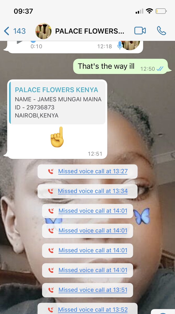 MrsWeddingP's tweet photo. @PoliceKE I have been scammed by a Kenyan based Flower exporter JAMES MUNGAI MAINA ID - 2973687  who owns Palace Flowers Kenya. He took an order for my client’s wedding flowers, we@paid , he collected the funds and ghosted me. Please help #kenya #Nairobi #kenyacrime https://t.co/FWRqqQDnMh