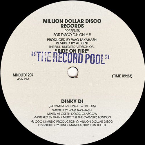 tomovoz's tweet photo. グラスゴーのDJ•Al Kent氏によるRemix🎶
12"single coming soon on Million Dollar Disco…だそうです☺︎
🎧声は終盤…踊りながら最後まで聴いてね🎤
#DinkyDi #RideOnFire #AlKent #MillionDollarDisco
◆
Dinky Di - Ride On Fire - Al Kent Version
Million Dollar Disco
https://t.co/GWa0uWKMXF https://t.co/85MOgzsSzf