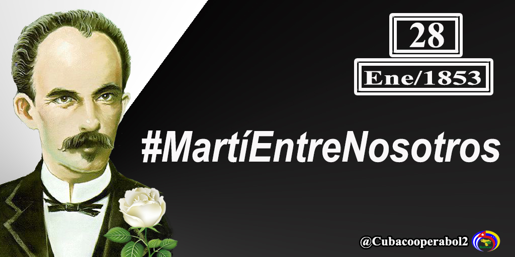 Las ideas independentistas y antiimperialistas de unidad que defendió Martí constituyen un faro para la integración para los pueblos de la #PatriaGrande. #MartíEntreNosotros #MartíVive <a href="/cubacooperaven/">Brigada Médica Cubana en Venezuela</a> <a href="/AdanVillavicen5/">Adan Villavicencio Guzmán</a> <a href="/altunaga_perez/">Esthet Perez altunaga</a> <a href="/KeylerING/">Keyler</a> <a href="/eliades_mejias/">Eliades Mejias 🇨🇺</a> <a href="/CubaVa_Bolivar2/">Grupo Trabajo Estadual Bolívar</a>