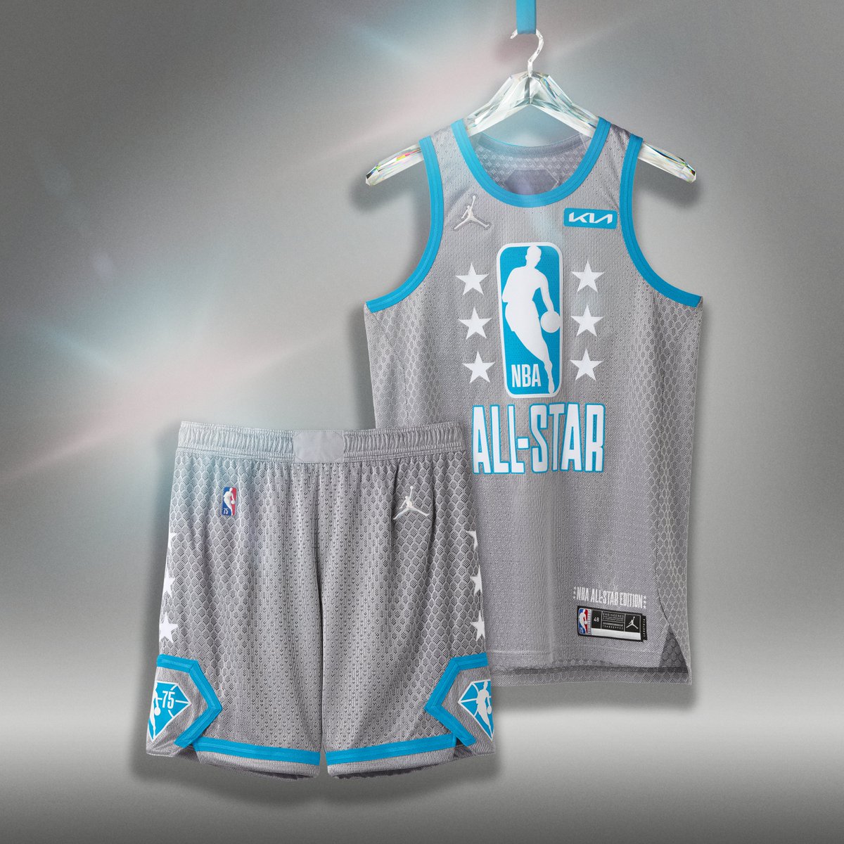 sublimation nba gray jersey