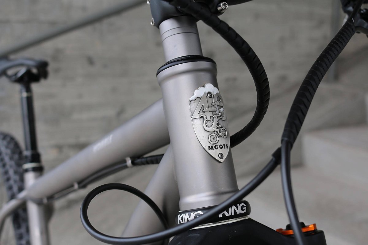 Nothing warms the heart quite like an alligator riding a bike. Thanks for the 40th Anniversary, Moots!