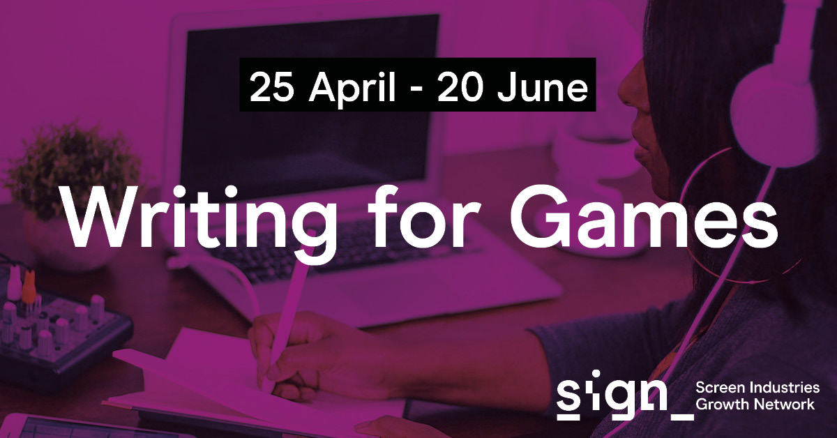 SIGN (@screen_network) on Twitter photo Applications for Writing for Games, our FREE 8-week online training programme with <a href="/jyintothewoods/">John Yorke Story</a>, close on 10 April. This course is open to writers currently working in #film & #TV in Yorkshire & Humber who want to expand into writing for games. Apply: bit.ly/3IvpjnU Applications for Writing for Games, our FREE 8-week online training programme with <a href="/jyintothewoods/">John Yorke Story</a>, close on 10 April. This course is open to writers currently working in #film & #TV in Yorkshire & Humber who want to expand into writing for games. Apply: bit.ly/3IvpjnU