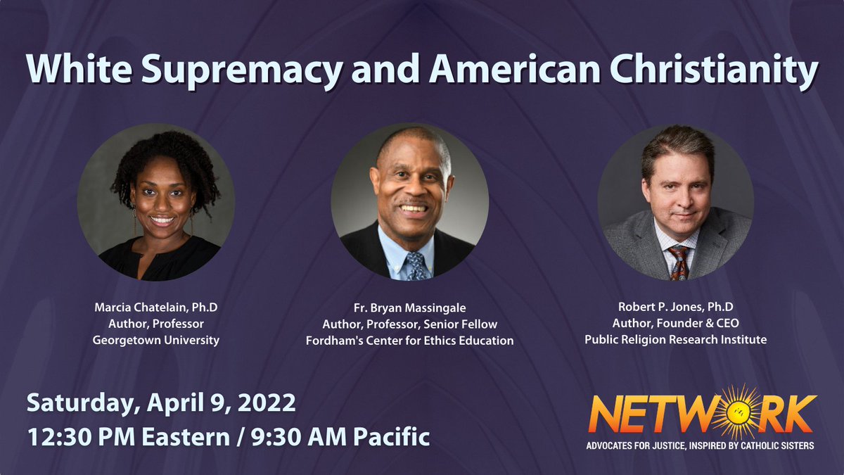 NETWORKLobby's tweet photo. Join us for a virtual event with @DrMChatelain, @robertpjones &amp; Fr. Bryan Massingale. You don’t want to miss this important conversation! 

RSVP: https://t.co/itCkhadtoG https://t.co/apPqmpWKv7