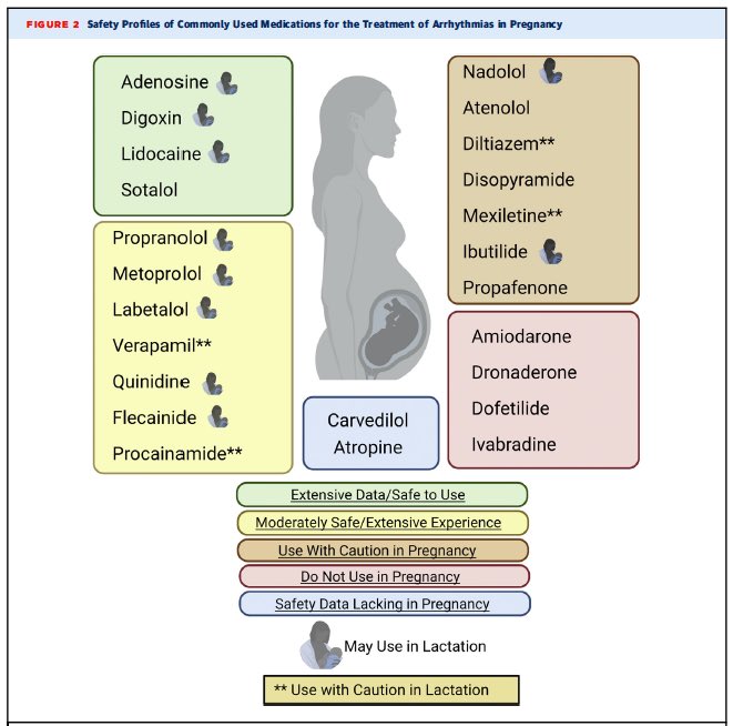 LAHRS (@lahrsonline1) on Twitter photo Arrhythmias in Pregnancy
🔘Safety profiles of commonly used medications for treatment
🚫Amiodarone, Dronedarone, Dofetilide, Ivabradine
A must read review of #JACCCEP <a href="/JACCJournals/">JACC Journals</a>
jacc.org/doi/10.1016/j.… Arrhythmias in Pregnancy
🔘Safety profiles of commonly used medications for treatment
🚫Amiodarone, Dronedarone, Dofetilide, Ivabradine
A must read review of #JACCCEP <a href="/JACCJournals/">JACC Journals</a>
jacc.org/doi/10.1016/j.…