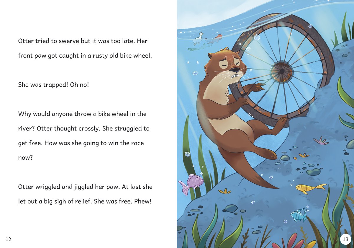 Otter wants to win the river race, but all the rubbish in the river causes lots of issues..

📚bit.ly/3u72anb
