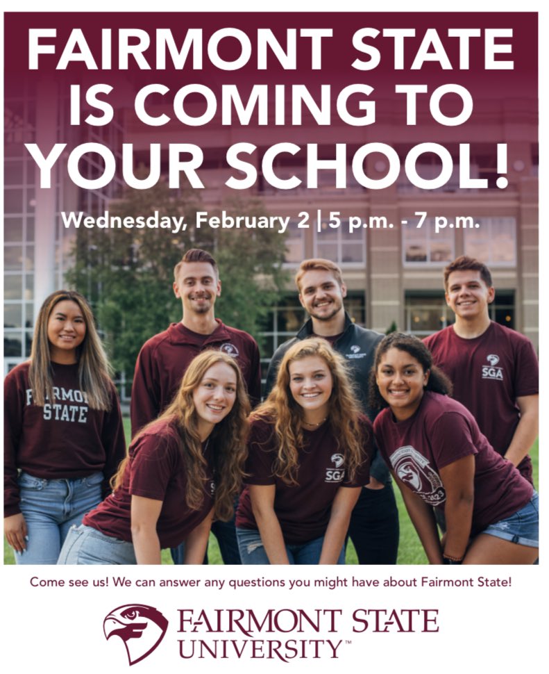 Fairmont State University Recruitment tweet media