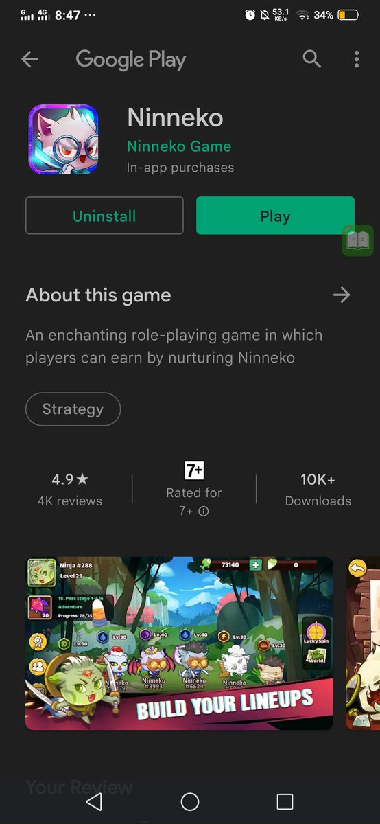 noman0310's tweet photo. @ninnekogame This is the one of the best project of this year 2022 and it will give the great reward to everyone... https://t.co/Ke50vSncAO