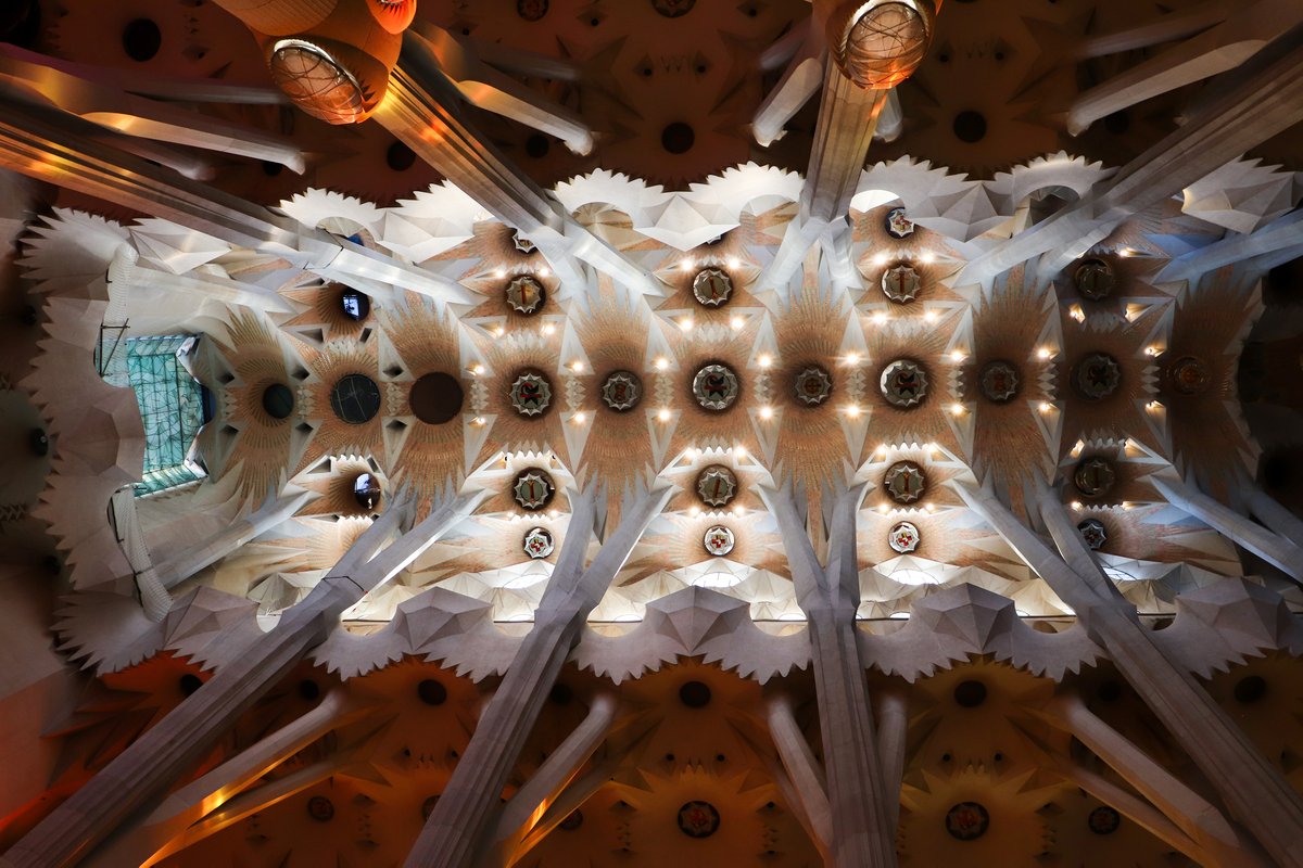 Basilica de la Sagrada Familia in Barcelona, Spain, Gaudi's masterpiece, has been under construction for 140 years.  LHS students will see the outside in July 2022.