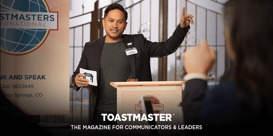 Who grows the most from Table Topics®—Topicsmasters or participants? Here’s a look at how that happens for Toastmasters on both sides of the “table.” 
bit.ly/TI_Topics
#toastmasters #tabletopics #talkingtoastmasters #improv