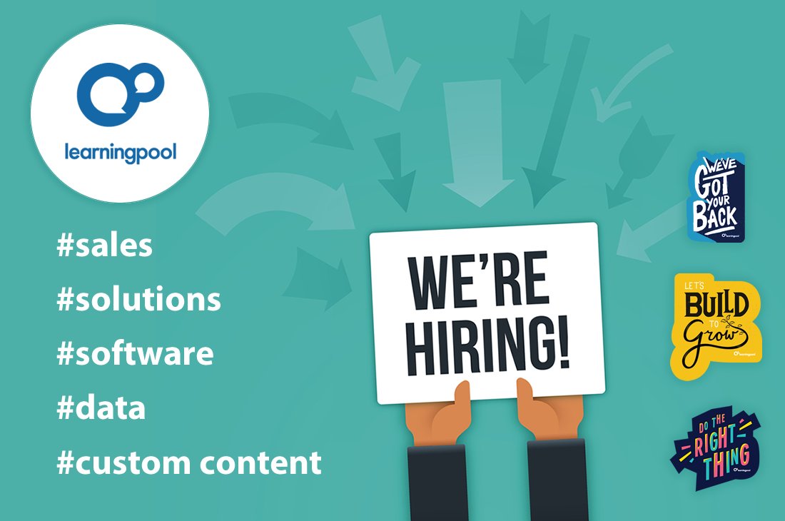 jmarshlearntech's tweet image. If you’re looking for a new challenge within a fast-growing company with a great culture that is driven by its values, then check out our job openings below! #TeamLP #LearningPool #recruitment #talent #hiring #sales #solutions #software #data
learningpool.com/why-work-for-l…