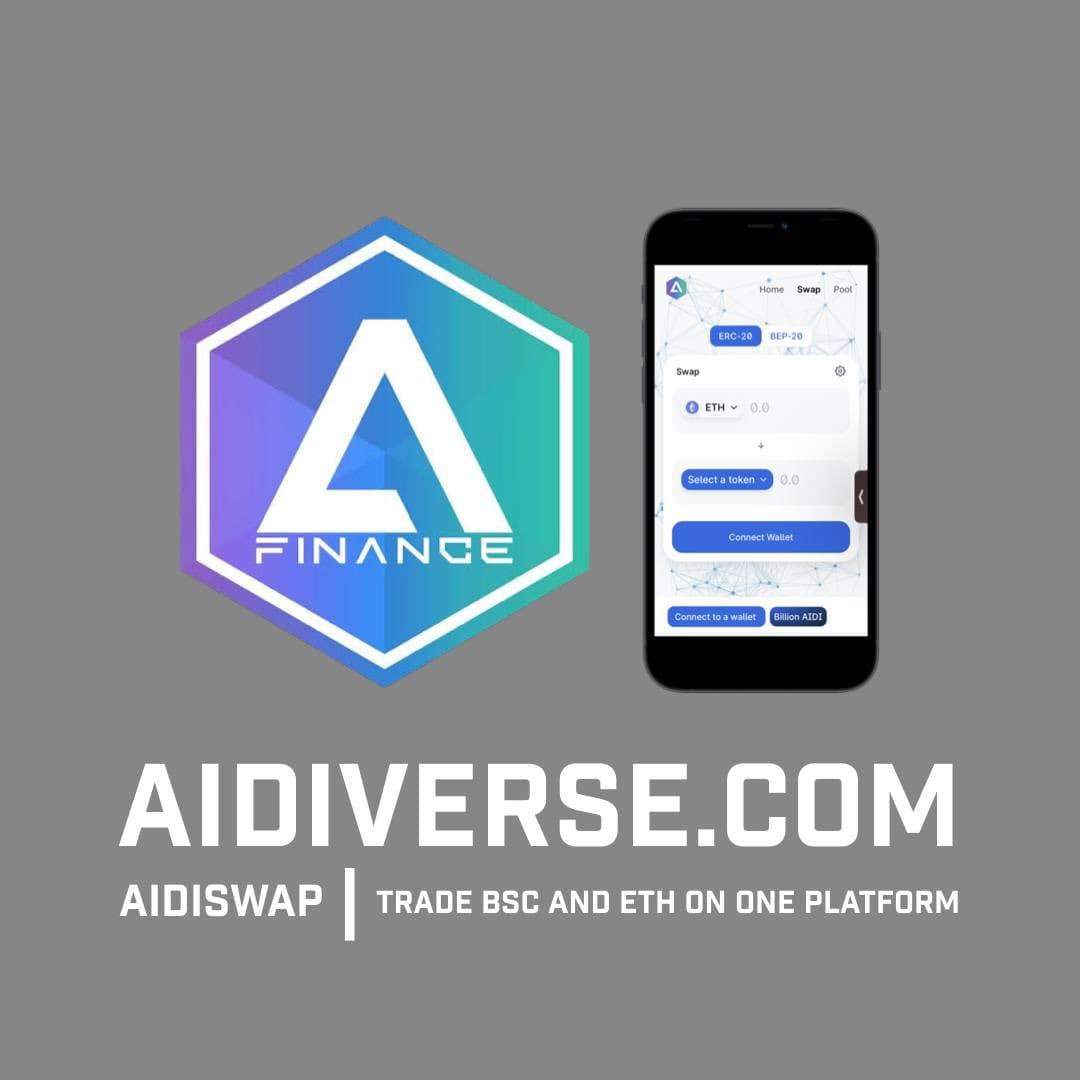 RealVerseToken's tweet image. Aidiswap V2 allows you to be able to trade BSC and ETH on one platform. Check it out!
wfy.ai/3nVRHa8
 
.
#AidiVerse #AIDI #BNB  #BinanceSmartChain #BSCGem #cryptocurrency #AidiSwap #DeFi #Ethereum #ETH #AidiFinance #BSC #cryptocurrencies #altcoin
