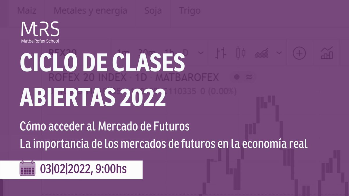a3_academia's tweet photo. #MtRSchool
Nuevo #CiclodeClasesabiertas  2022
¿Queres aprender cómo acceder al Mercado de futuros? ¿Cuál es la importancia de los mercados de futuros en la economía real?
🎁Juego Participativo y premios
👉Inscripción: https://t.co/xZFG4FxkiC https://t.co/XP37KJKcmg