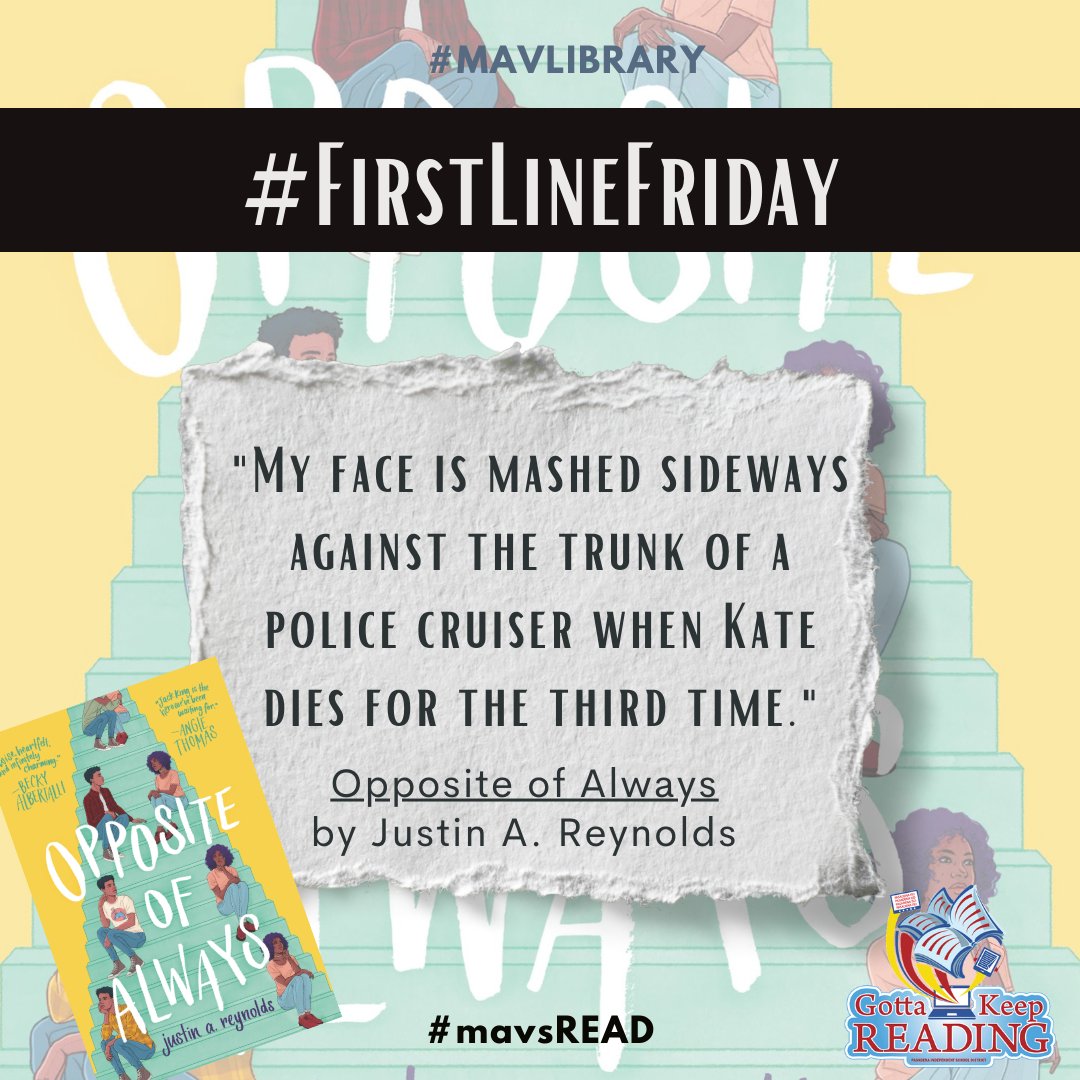 'One of the best love stories I've ever read.' 'Angie Thomas, #1 New York Times bestselling author of The Hate U Give 'read this one, reread it, and then hug it to your chest.'  

Stop by the #MavLibrary to check this book out today!

#firstlinefriday #mavsREAD #pisdREADS https://t.co/MlzWPwKGhe