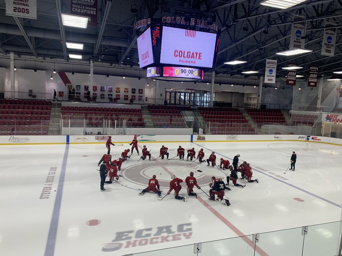 Morning skate. #GoCrimson