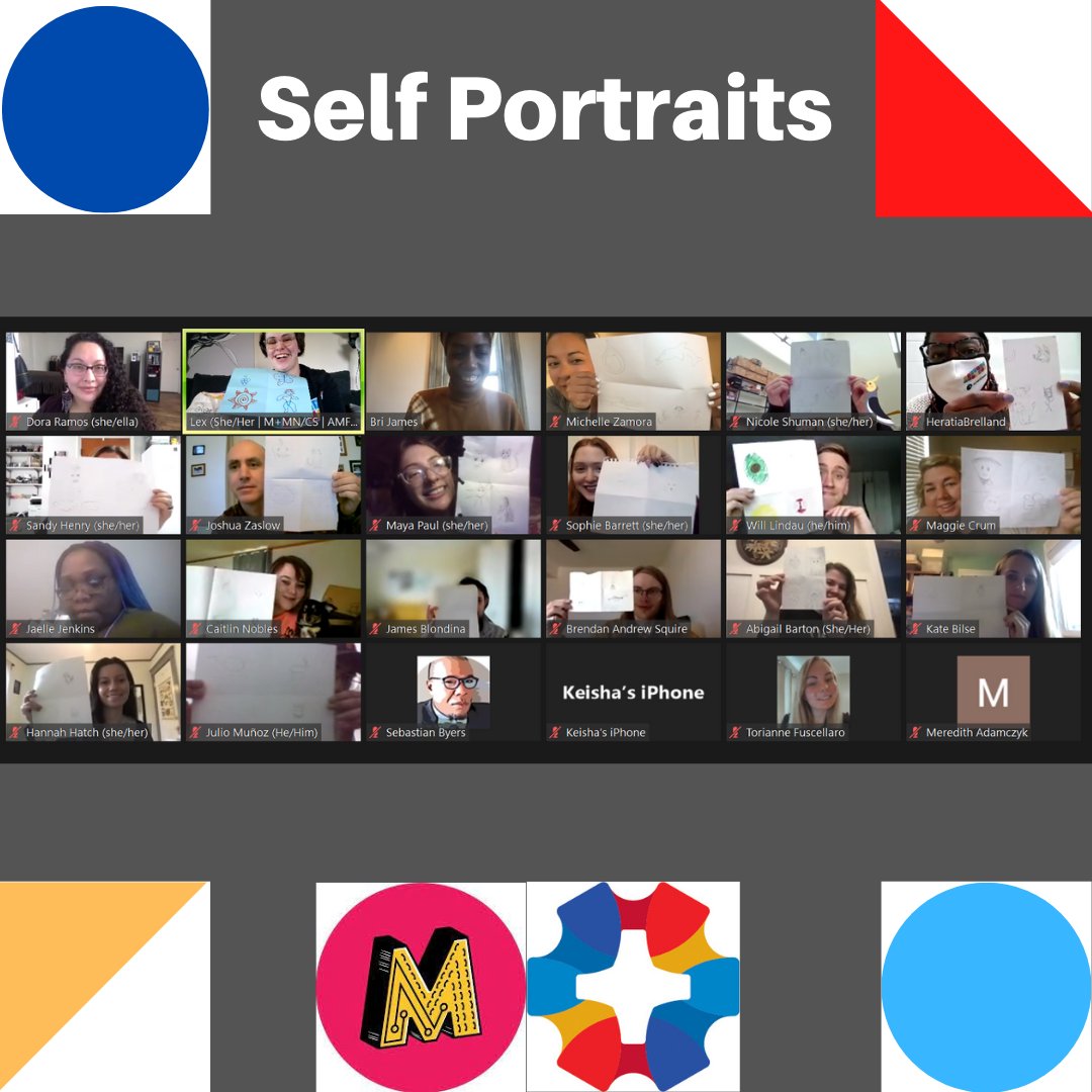 makers_mentors's tweet image. We recently had a great session of our Learning Pathway facilitated by @MakerEdOrg on "Social Media and Story Telling" where we made self portrait #doodles as fruit, animals, weather and more with our #AmeriCorps #Makerfellow! 

#Makered #doodle #drawing #makereducation #make