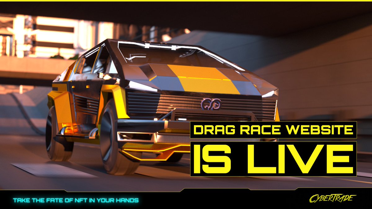 ⚡️Drag race website is live⚡️

Explore the fresh new drag race website and find out the info about the illegal drag race which will show who the real #Boss of the #Metropolit streets is!👊

Explore here 👉 cybertrade.game/how-to-play-ra… 

See you in the drag race Alpha Test soon!