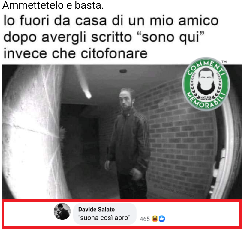 CM_Memorabili's tweet photo. Rappresentazioni piรน che attesissime. #commentimemorabili #amico #scendo #ammettetelo #citofono https://t.co/6Vh2Qomlax