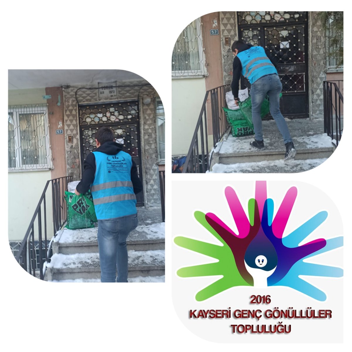 Kayseri Genç Gönüllüler Topluluğu olarak 28.01.2022 tarihinde bir ailemize odun ve kömür yardımı yaptık. Desteklerini esirgemeyen hayırseverlerimize ve ekip arkadaşlarımıza teşekkür ederiz.
#kayseri 
#güzelgönüllergüzelgörürler 💘