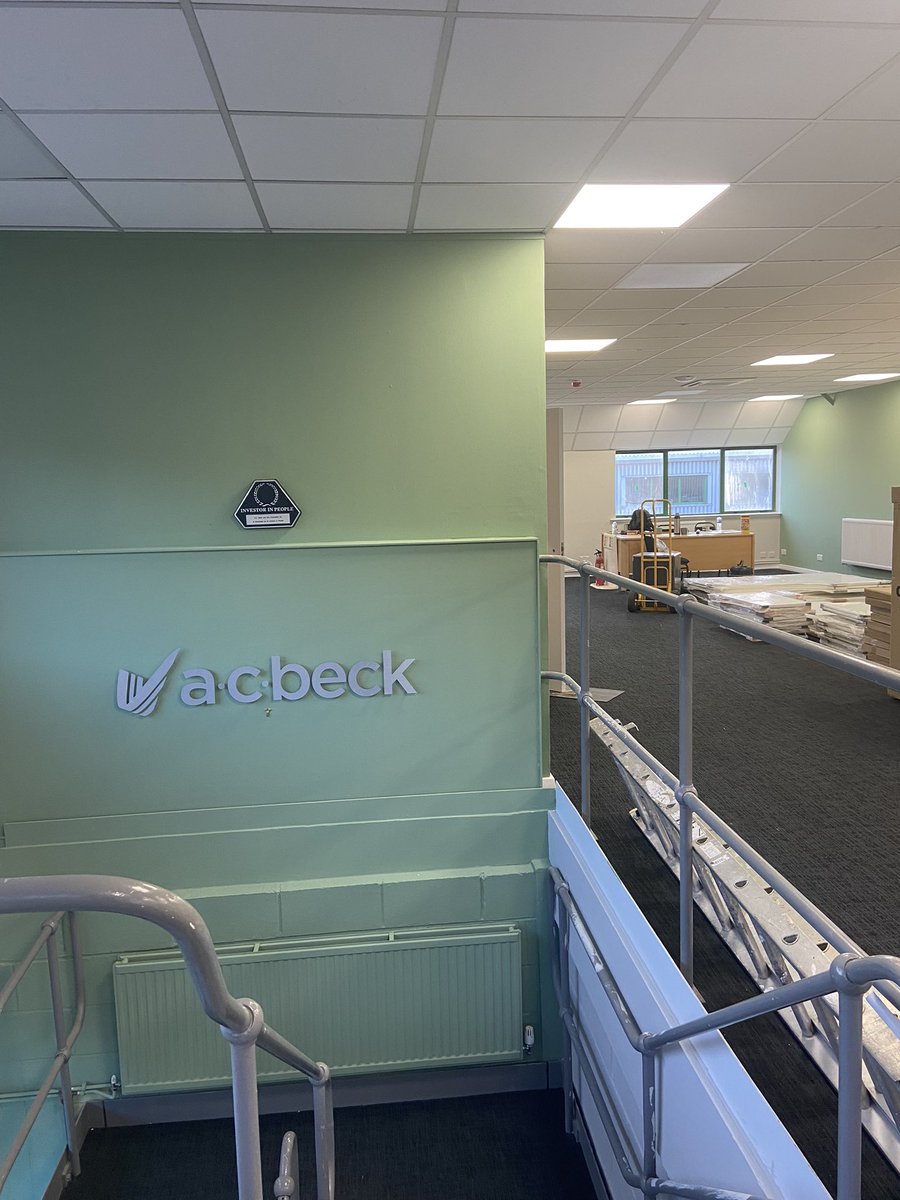 Week two of the first floor renovations and things are start to look smart and bright. Looking forward to sitting at our new desks in a lovely surrounding. #paint #decorate #renovate