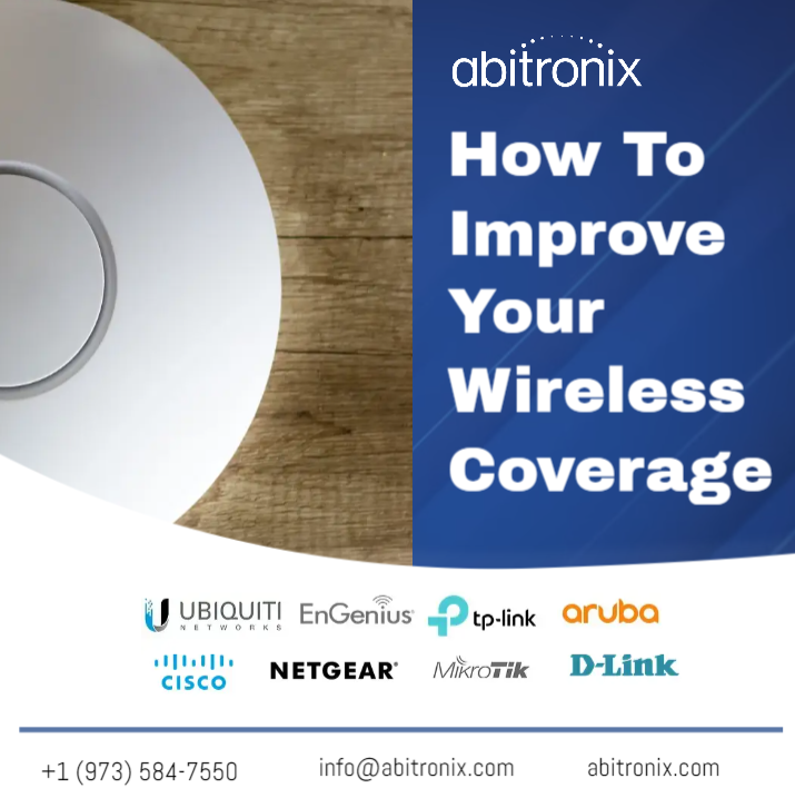 Abitronix's tweet photo. Is your router providing enough coverage? Are you too far away from your current router?  Abitronix offers complete wireless solutions for small/medium or large enterprises, buildings and commercial properties. 

#technology #wifi #coverage #betteraccess #abitronix https://t.co/pHWWhiPDU5
