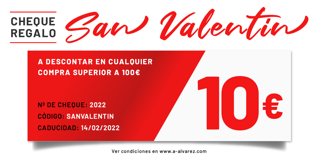 AlvarezPadel's tweet photo. 💚 San Valentín, te mereces un regalo!!! 🎁 Aprovecha este cheque para comprar lo que quieras en Álvarez 💚
👉 https://t.co/U7NG7cRc4I https://t.co/AXsy1DoN9F