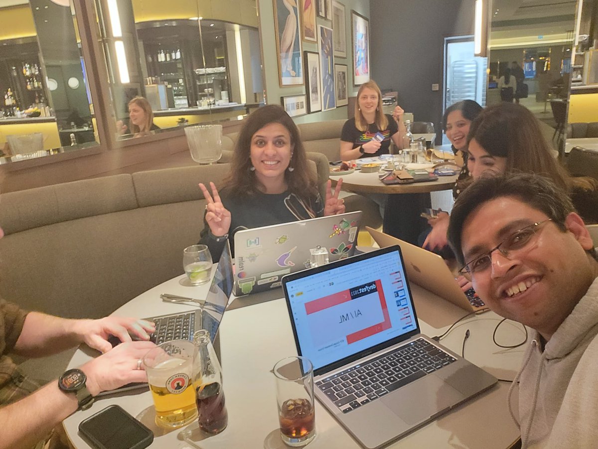 <a href="/DevFest_UKI/">DevFest UK & Ireland 🇬🇧 🇮🇪</a> family at work 😍😍

Finally an in-person event after 2 long years.. 😅
See you all tomorrow at etc St Paul, London 💝
#GDGUKI #DevFestUKI #DevFest2021