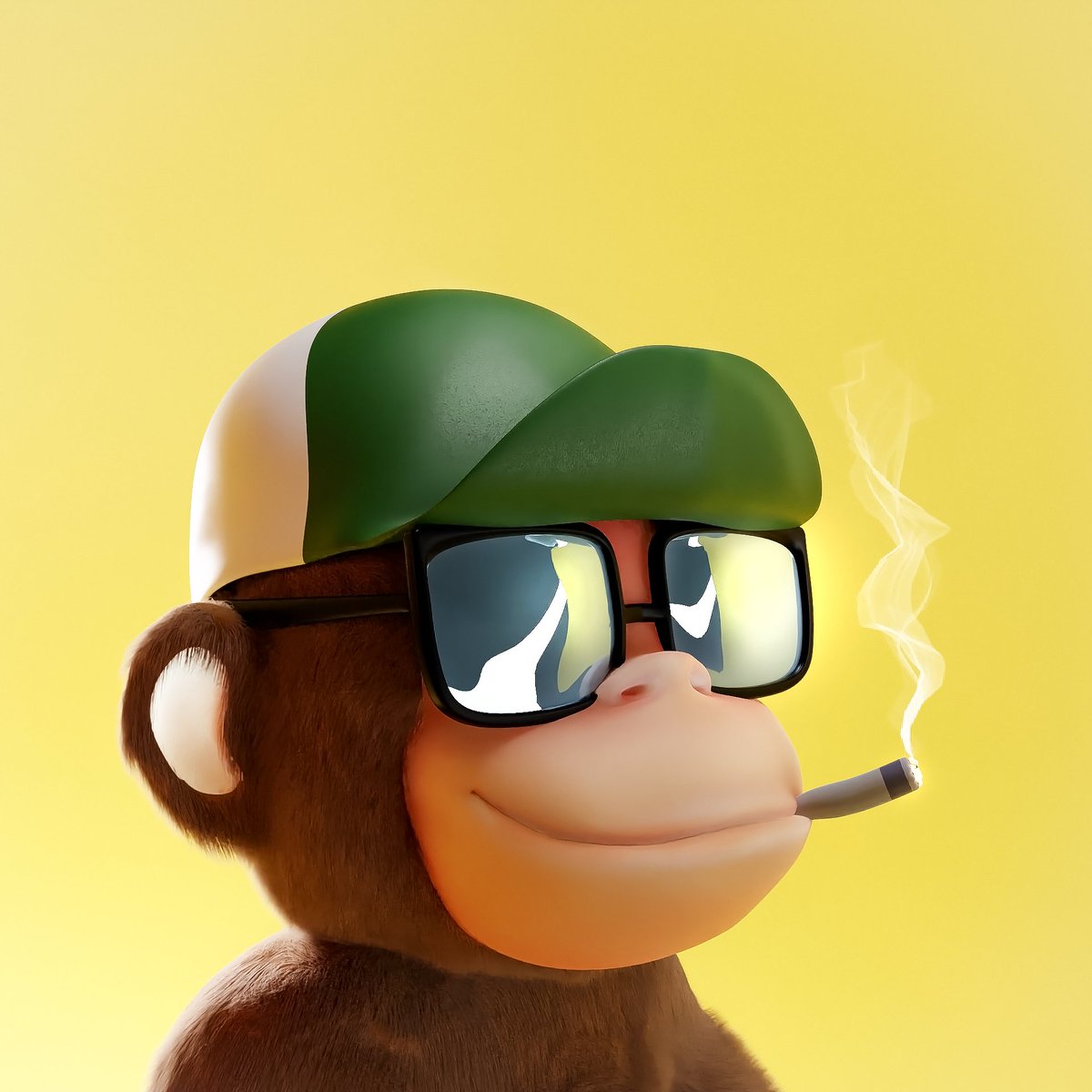 My 3D artist friend made me a 3D version of my smol! What do you think <a href="/SmolBrainsNFT/">Smolverse</a> ?