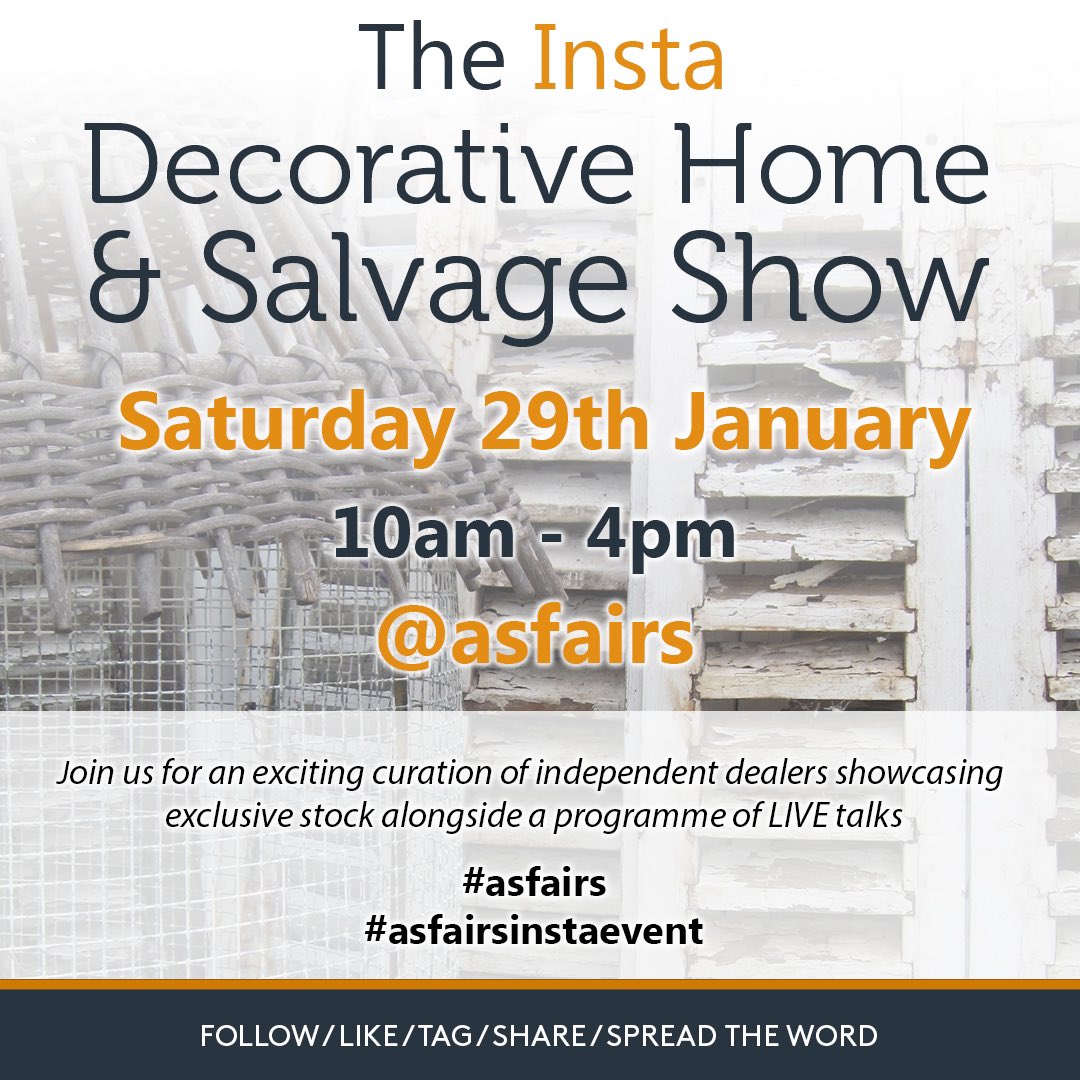 ⭐️We’ve just dropped the exhibitor list for tomorrow’s shopping event over at instagram.com/asfairs?utm_me… including 51 excellent dealers in antique, vintage &amp; salvage for the home &amp; garden #asfairs #asfairsinstaevent <a href="/AntiqNewsFairs/">AntiquesNews & Fairs</a> <a href="/AntiqueMag/">Antique Collecting</a> @DrewPritchard <a href="/BathDecFair/">BathDecFair</a>