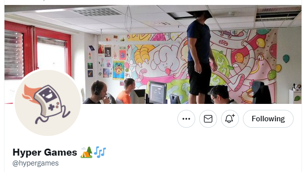 This is the kind of branding that I secretly want to establish for indie games' socials.