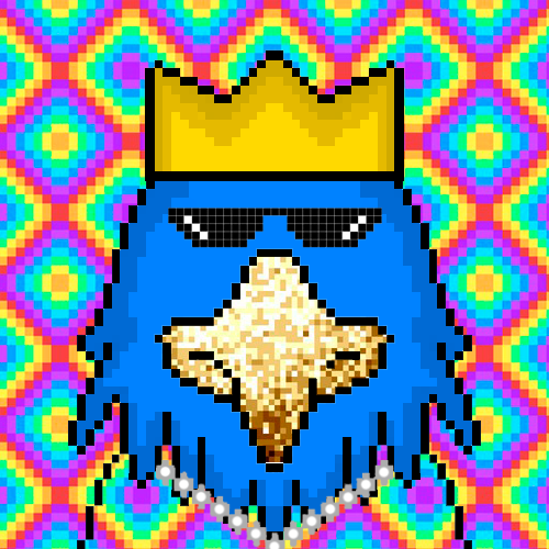 🦅 META BLUE EAGLE with #avatar skin 👀😍 in the psychodelic #meta of the #resistance !