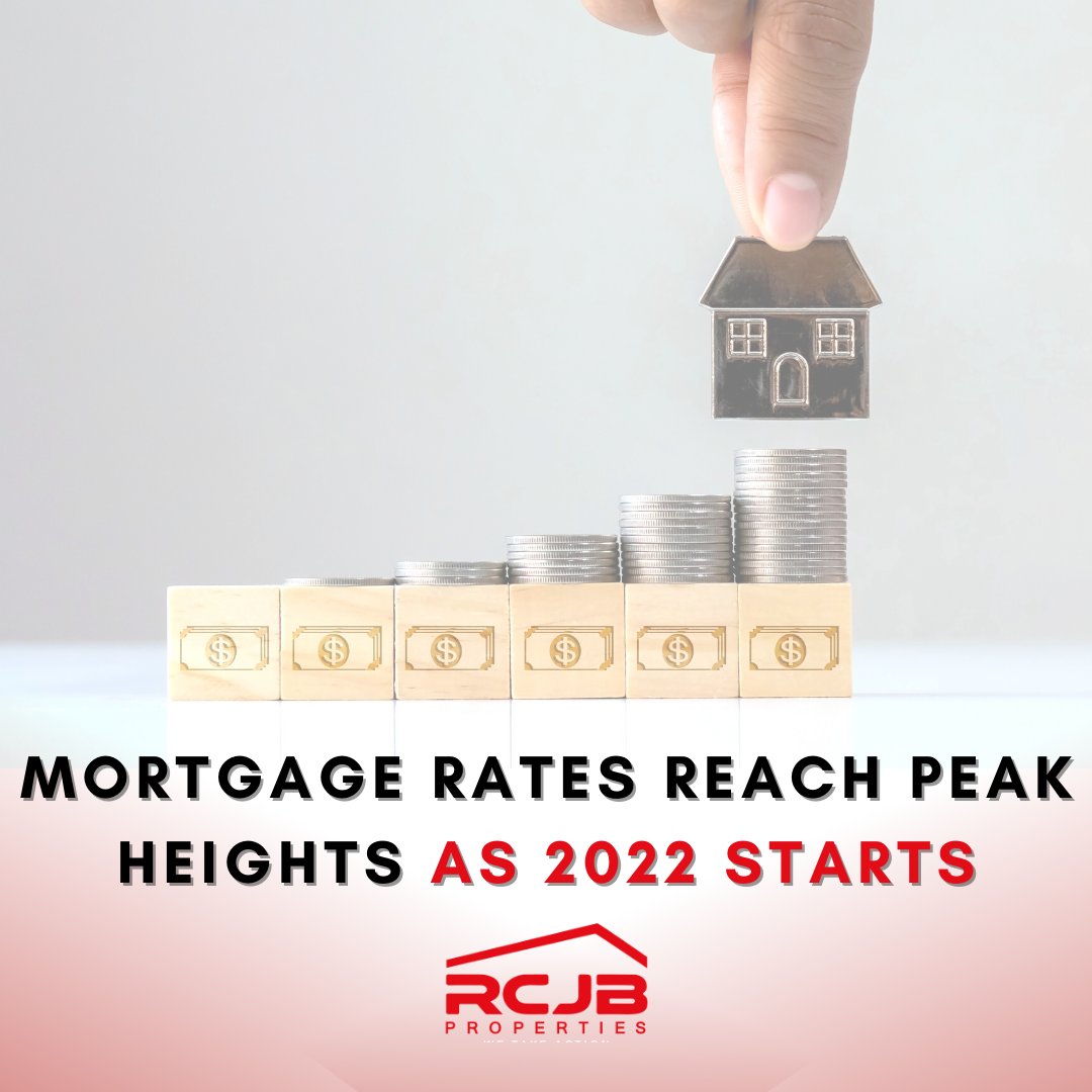 MORTGAGE RATES REACH PEAK HEIGHTS AS 2022 STARTS.🧐

Learn about this at ➡️ bit.ly/3G99Esf

#rcjb #rcjbproperties #investmentproperty #realestate #realestategoals #miami #florida #house #home #apartment #information #bienesraices #florida #credit #fixandflip #tips