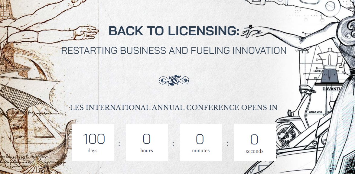 LESIntl's tweet photo. 100 days until we convene in Venice!  Engaging, insightful conversion on how technology licensing has changed and why it matters to you.  And also, water. Lots of water. Register today!  https://t.co/dZQMaKsJDm  
#LESI2022 #AdvancingIP #BenvenutiAVenezia #FuelingInnovation https://t.co/ZYbzo0H8bZ