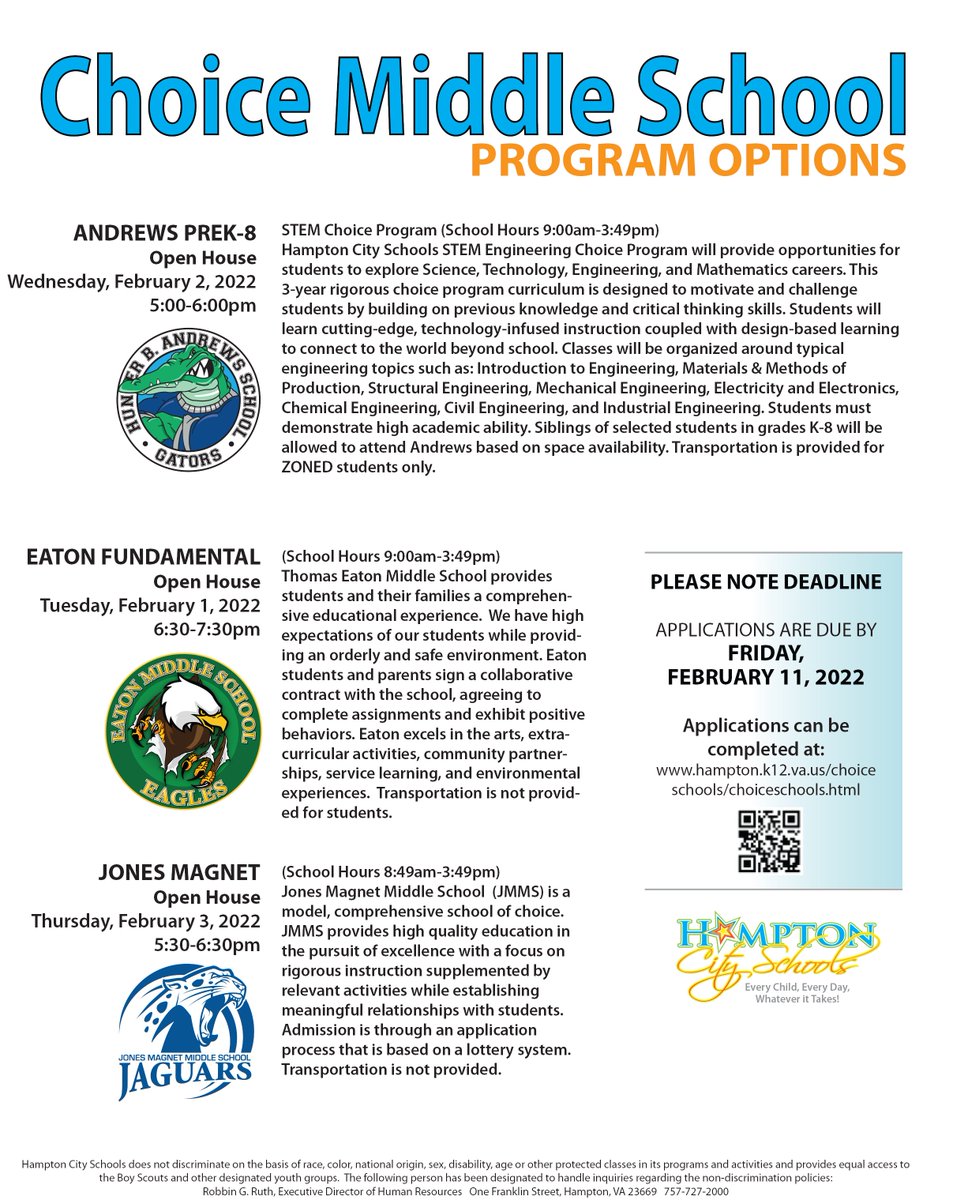 Hampton City Schools tweet media