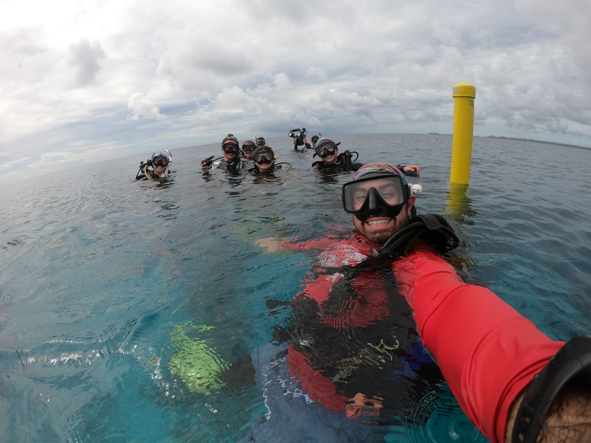 REEF_org's tweet photo. Our REEF staff not only talk the talk, but they walk the walk when it comes to doing REEF fish surveys. For their vacations, they planned a trip together to Bonaire, where they did almost 100 surveys - for fun!
https://t.co/Hx6FnHYHq4
#fishwatching #citizenscience https://t.co/eW517VKMBe