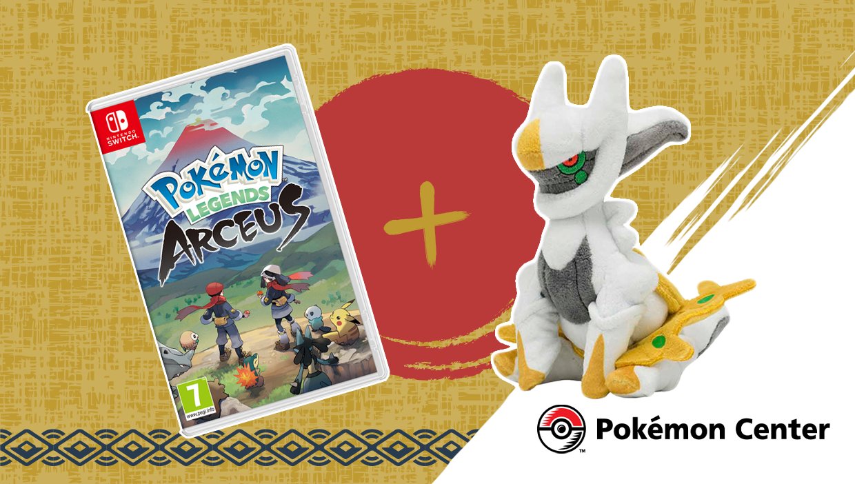 Pokemon UK on X Happy PokemonLegendsArceus release day Trainers Get a bonus gift of an Arceus Sitting Cuties Plush when you purchase Pokemon Legends Arceus from Pokemon Center UK https t kDtRSUTvQS...