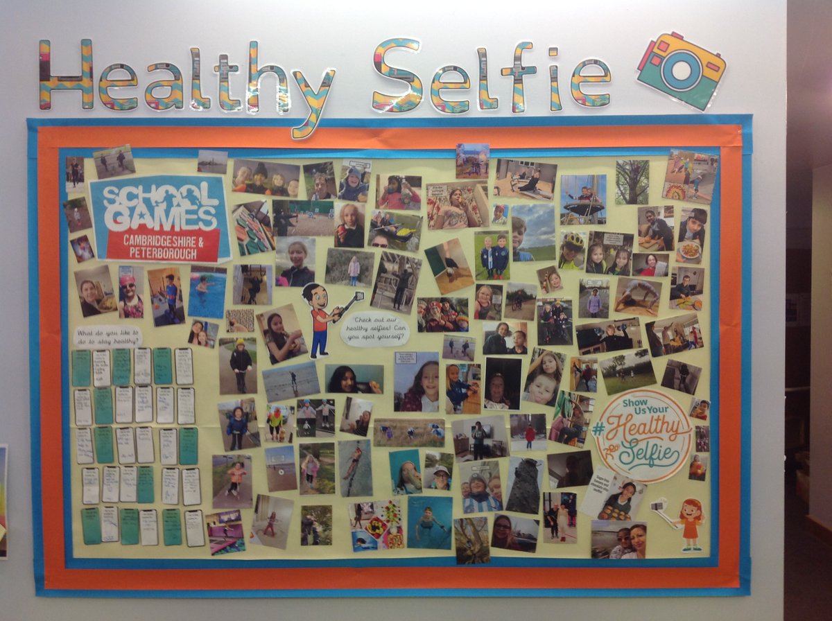 South Cambs SSP (@southcambsssp) on Twitter photo Its been lovely to see all the photos that have been shared with us this week of schools' Healthy Selfie noticeboards #CandPHealthySelfie <a href="/cambspborosg/">Cambridgeshire & Peterborough School Games</a> <a href="/hscambspboro/">Healthy Schools Cambridgeshire & Peterborough</a> @HealthyYouCP #HealthyLiving #physicalactivity Its been lovely to see all the photos that have been shared with us this week of schools' Healthy Selfie noticeboards #CandPHealthySelfie <a href="/cambspborosg/">Cambridgeshire & Peterborough School Games</a> <a href="/hscambspboro/">Healthy Schools Cambridgeshire & Peterborough</a> @HealthyYouCP #HealthyLiving #physicalactivity
