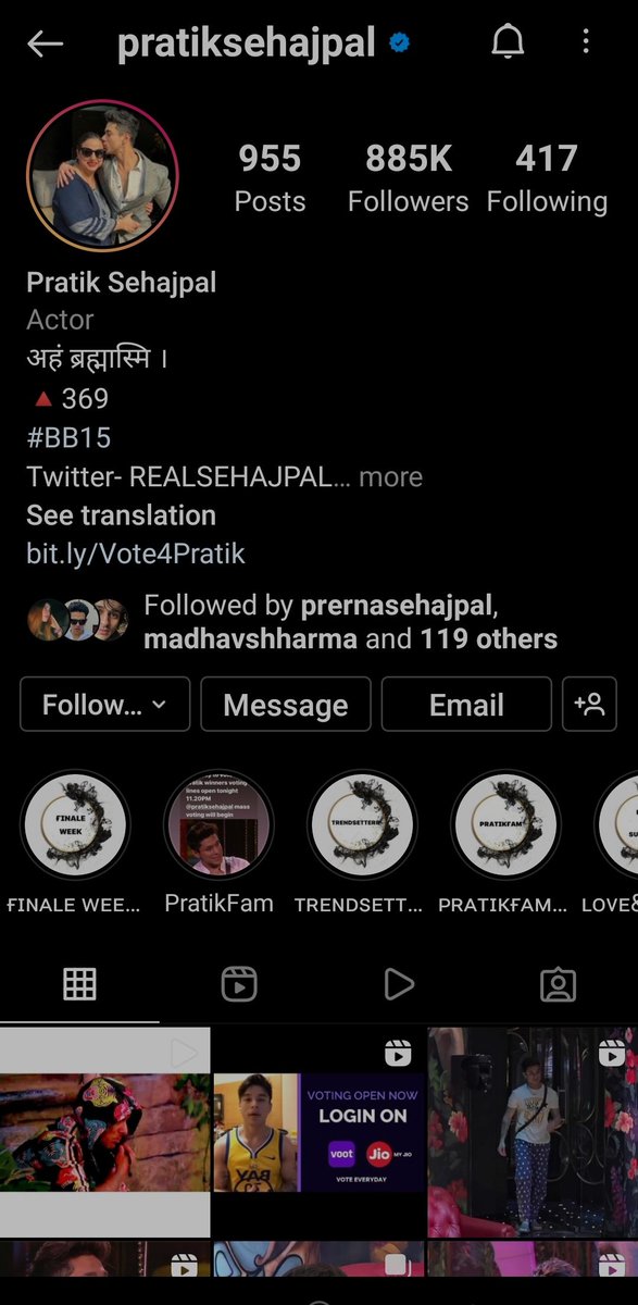 RealNi16's tweet photo. Guys please go n follow him on insta. Let's complete 1M jaldi! 

#PratikSehajpal #PratikIsTheBoss @VootSelect @realsehajpal https://t.co/tK9FlLtjGX