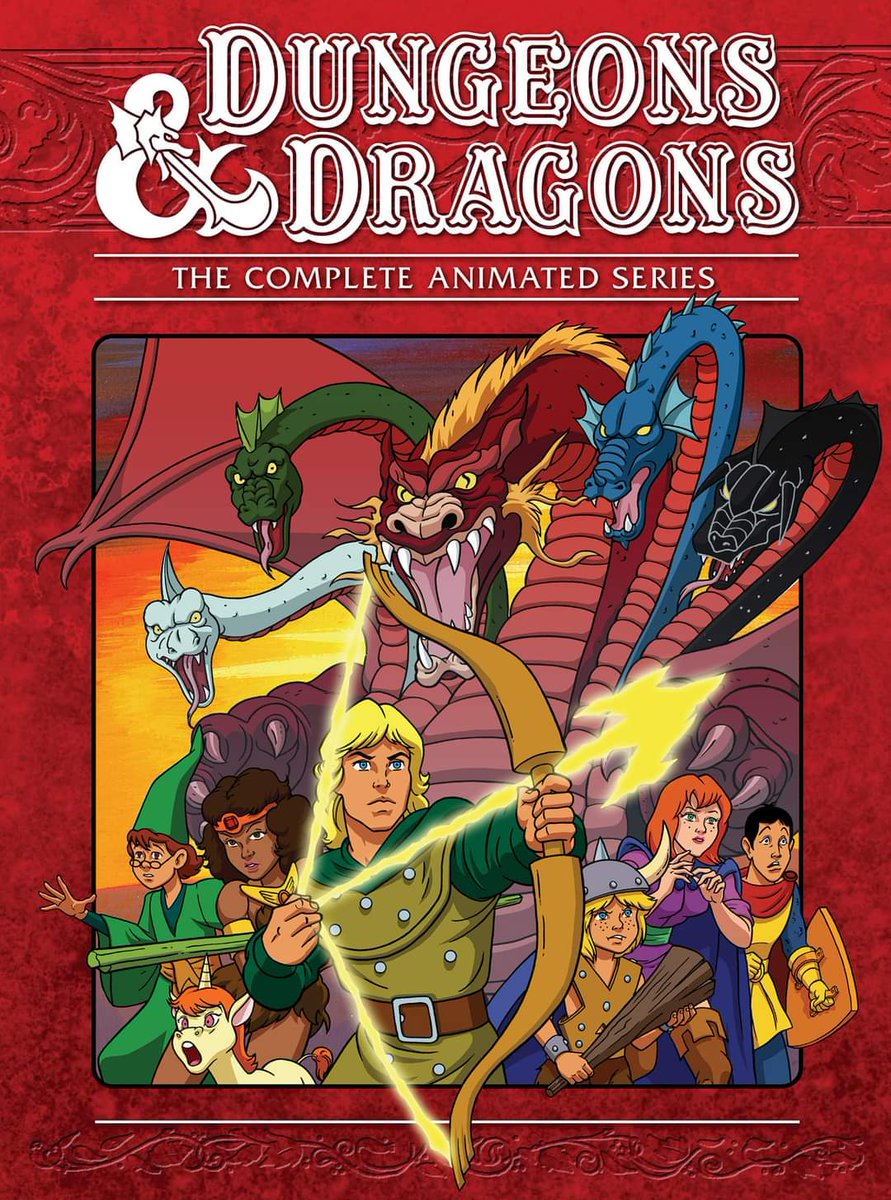 Forever_Arcade's tweet image. I&apos;m so thankful that I was a kid growing up in the 80s it was such a special time for gaming, movies and TV especially cartoons.
Dungeons &amp;amp; Dragons (D&amp;amp;D) was released in 1983 and ran for 3 seasons with a total of 27 episodes 28 including the fan-made one.
facebook.com/groups/4388603…