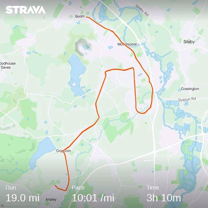 running_stu's tweet photo. This week's long run. Went considerably better than last week and felt like I had more in the tank: https://t.co/KiqjOThvvO https://t.co/cpyuZUJqHv