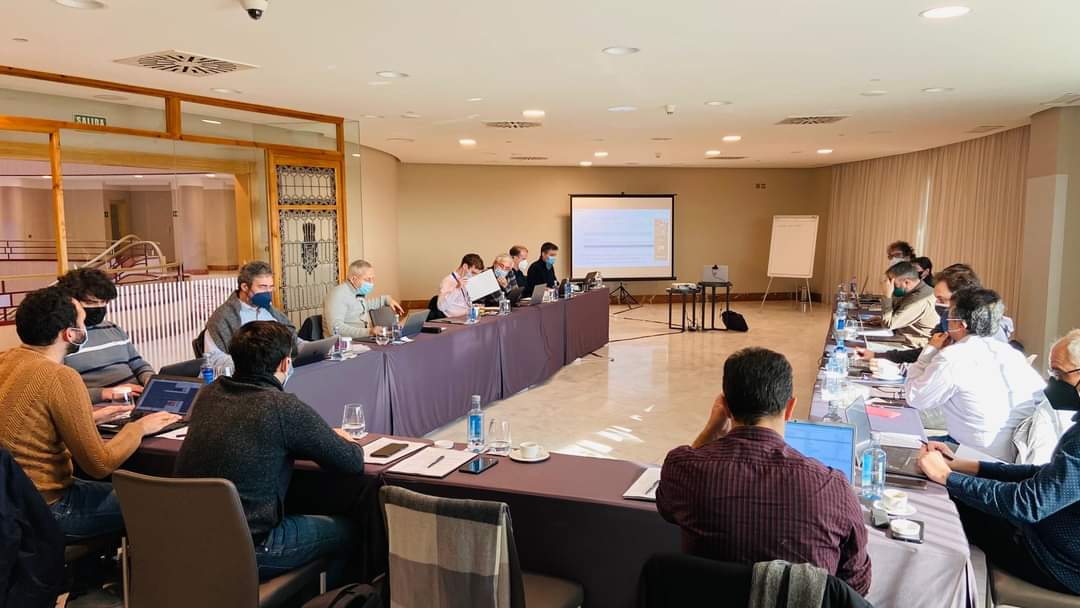 WP4/WP5 Technical Meeting of SafeSpace in progress yesterday, 27 January 2022, at Eurostars Madrid Foro Hotel in Tres Cantos,  Madrid, Spain.