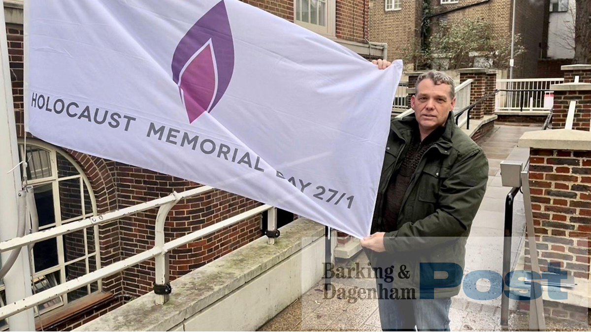 BrookingsEA's tweet photo. #Barking and #Dagenham marks #HolocaustMemorialDay:

The day was commemorated with a with a flag raising and online event.

Read more on @BDPost at https://t.co/czQt4pbMiG 

#Brookings #EstateAgent #loveDagenham https://t.co/E9Aycm7rWN