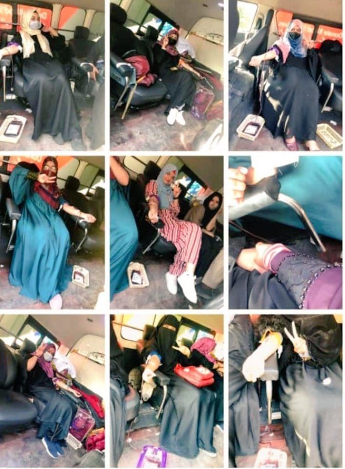 ٹیم سرعام جھنگ کی ویمن ونگ نے تھیلیسیمیا کے بچوں کے لیے بلڈ ڈونیشن کیا
جس شخص نے کسی کی جان بچائی گویا اس نے ساری انسانیت بچائی۔
#میرا_خون_بھی_حاضر_پاکستان
<a href="/iqrarulhassan/">Iqrar ul Hassan Syed</a>