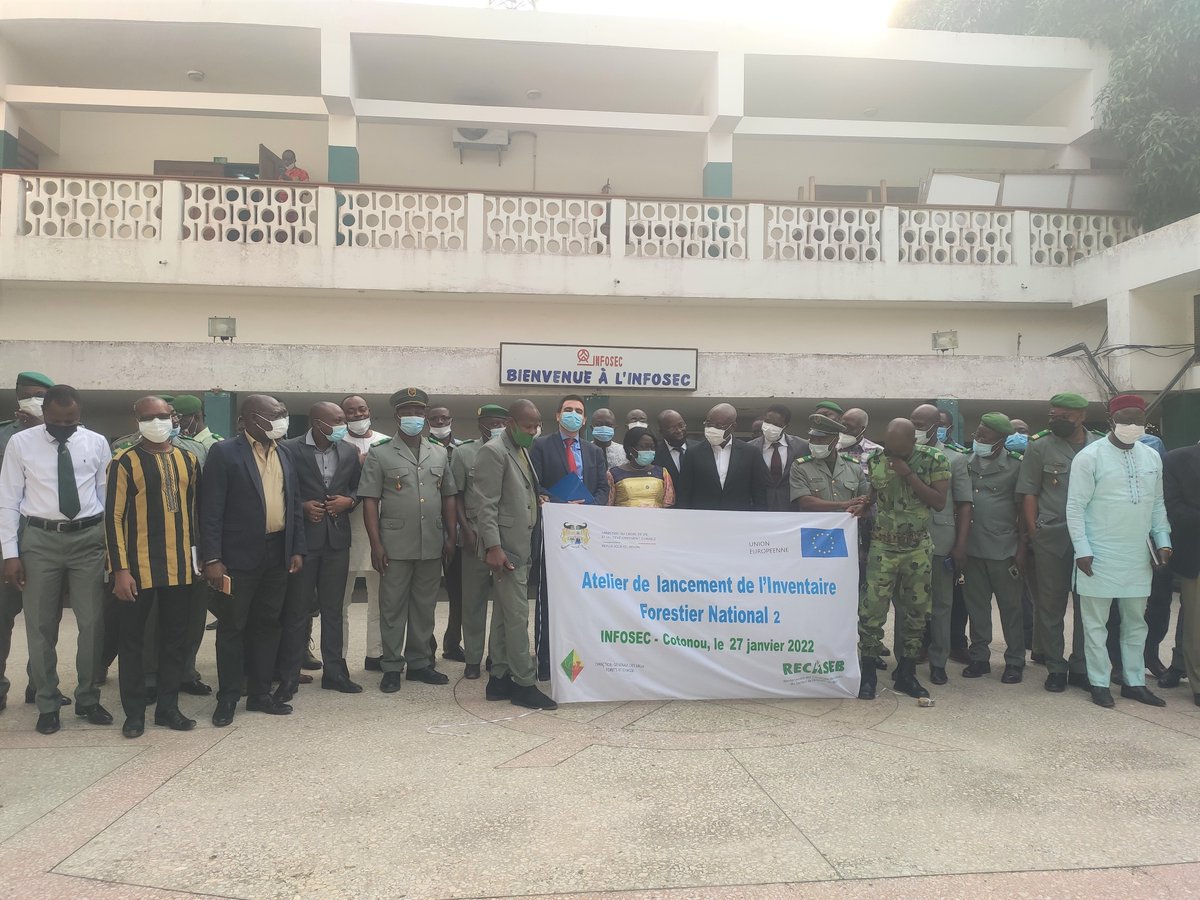 UEauBenin's tweet photo. Lancement à #Cotonou de l’actualisation de l’Inventaire Forestier National du Bénin. Financement 🇪🇺 via le #RECASEB pour des données et des statistiques forestières actualisées, cohérentes et fiables et une planification efficace des ressources forestières.
#GreenDeal https://t.co/opIxn82wgO
